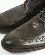 COLE HAAN - "Williams" Gray Leather Wingtip Oxfords Padded Insole - 10.5