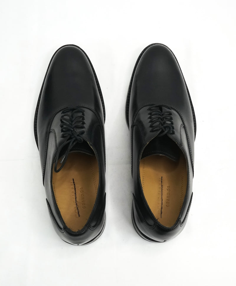 COLE HAAN - Grand OS Sleek Silhouette Black Oxfords Padded Insole - 8