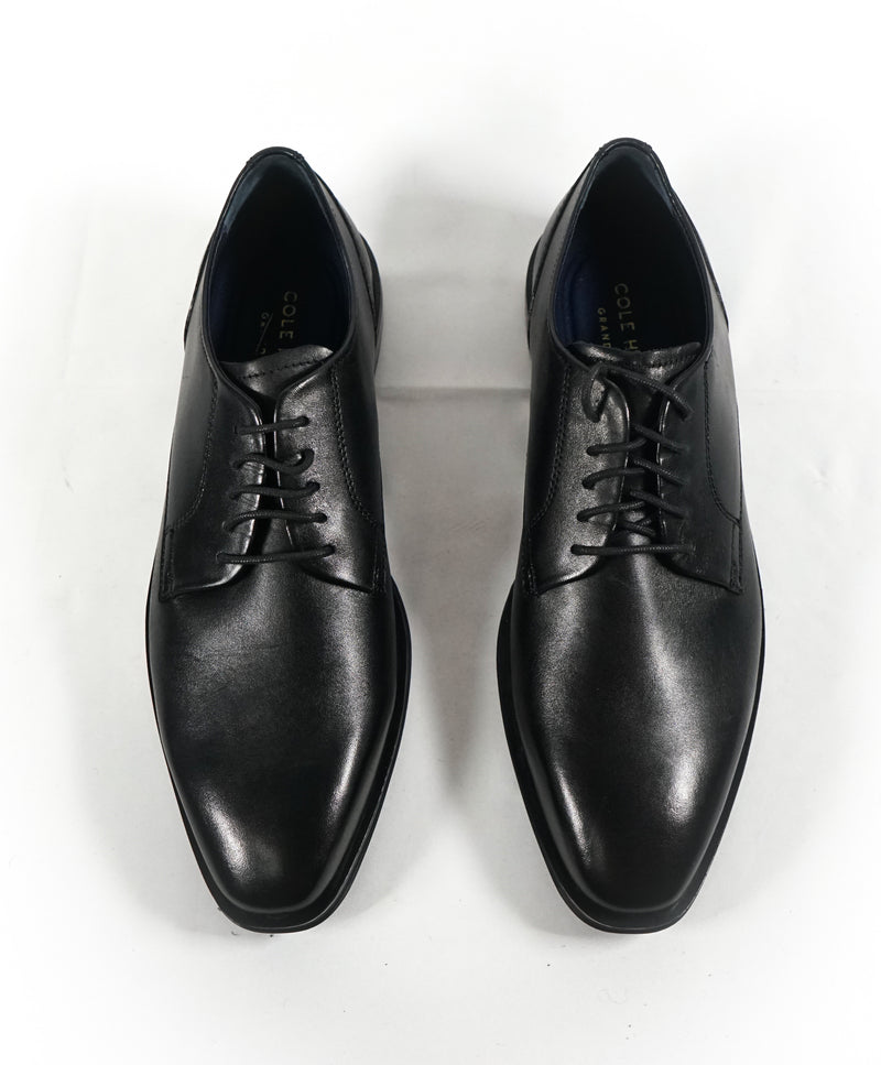COLE HAAN Air Grand OS Sleek Black Oxfords Padde Insole 8.5 Luxe Hanger