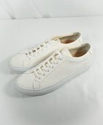 COMMON PROJECTS - "Achilles" Ivory Fabric Sneakers W Blue Details - 8