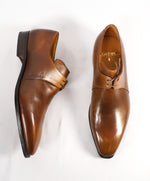 CORTHAY - "Arca” Brown Leather Oxfords 2-Eylet- 8.5-L 9-R