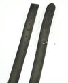 CORTHAY - "ARCA" Tonal Burnished Gray Suede Leather Belt Strap -  110CM