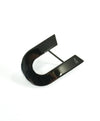 CORTHAY - "ARCA" Gunmetal Gray C Star Logo Belt Buckle -