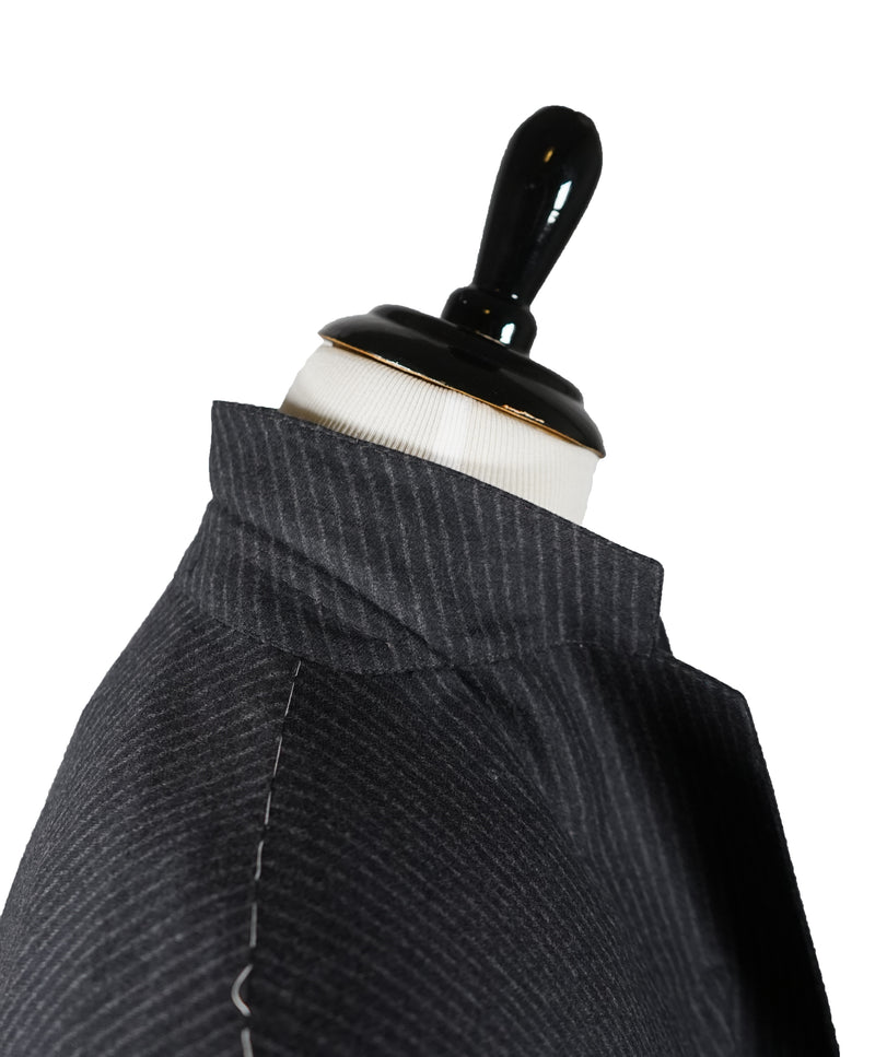 CORNELIANI - Cashmere Blend Gray Chalk Stripe 2-3 Roll Semi-linedSuit - 40R