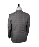 CORNELIANI - Gray & Camel Plaid Suit 17,25 Microns- 42R