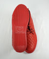DEL TORO - Made in Italy Red Quilted Leather High Top Chukka Sneakers - 7