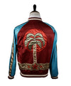 DIESEL - “J-Flam” Reversible Satin Bomber Jacket- L