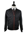 DIESEL - “J-Flam” Reversible Satin Bomber Jacket- L