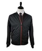DIESEL - “J-Flam” Reversible Satin Bomber Jacket- L