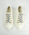 CHRISTIAN DIOR - "JA'DIOR" White Logo Monogram Lace Sneakers - 9.5