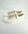 CHRISTIAN DIOR - "JA'DIOR" White Logo Monogram Lace Sneakers - 9.5