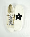 CHRISTIAN DIOR - "JA'DIOR" White Logo Monogram Lace Sneakers - 9.5