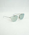 CHRISTIAN DIOR - DIOR0204S 011DC Palladium Metal Round Sunglasses Mirror Lens - 57-18 150
