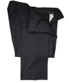 DOLCE & GABBANA - Navy Shadow Stripe Flat Front Light Dress Pants - 37W
