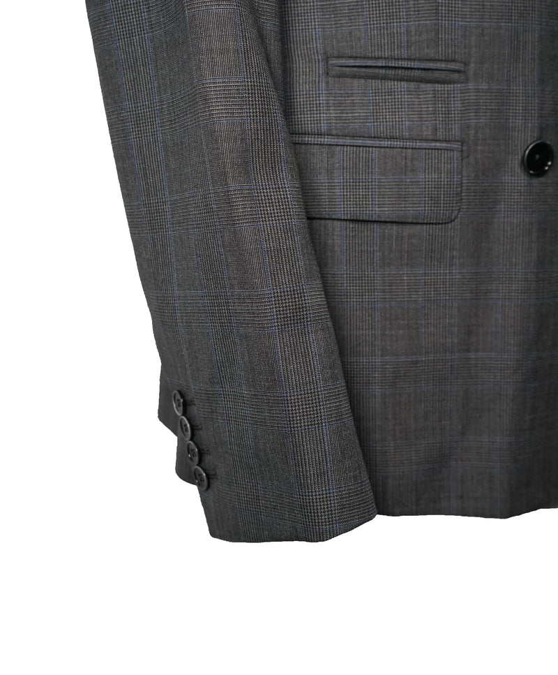 DOLCE & GABBANA - “SICILIA” Prince of Wales Blue Check Double-Breasted Suit - 40R
