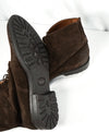 DOUCAL’S - Hight Top Weathered Distressed Suede Boots - 12
