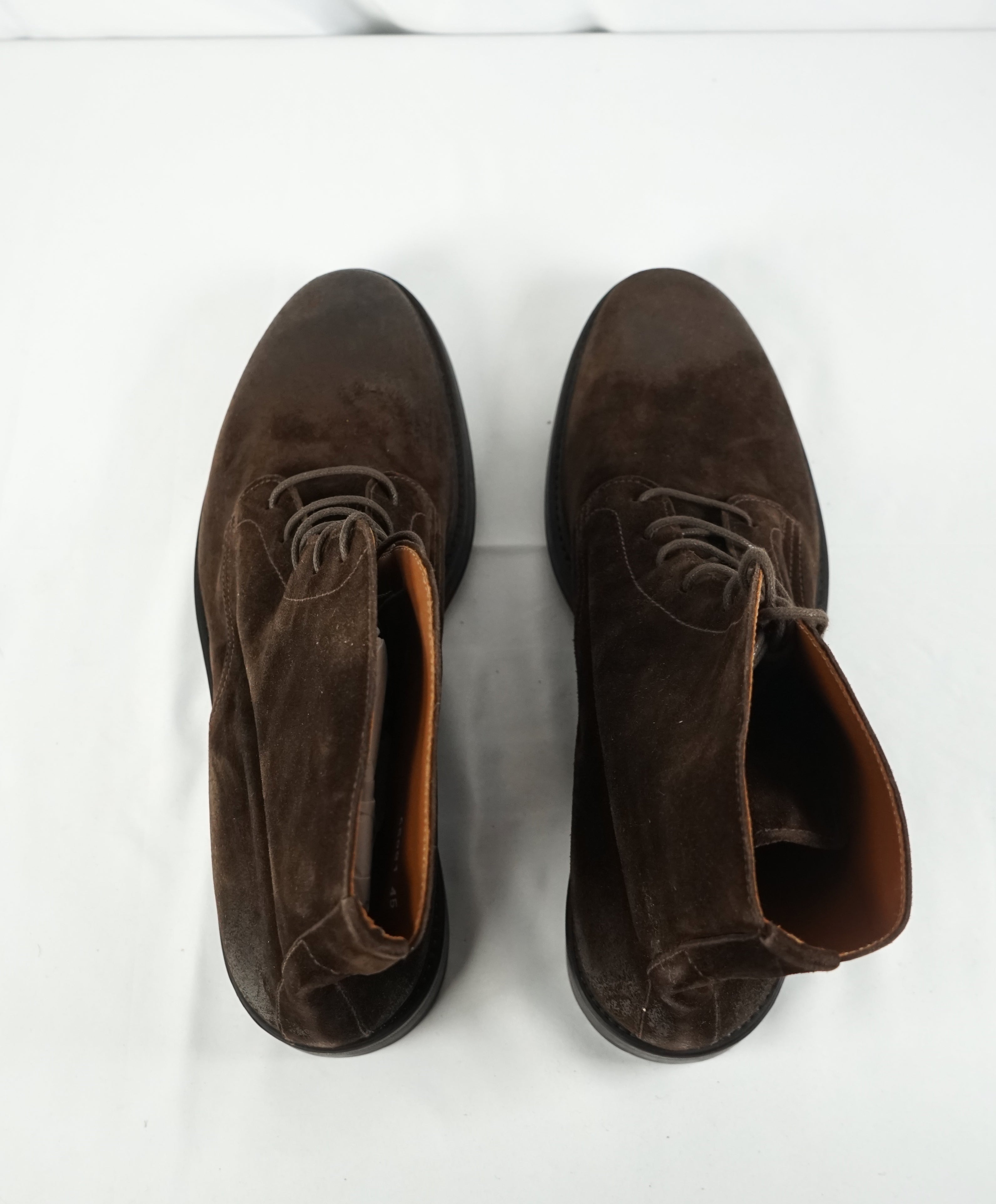 DOUCAL’S - Hight Top Weathered Distressed Suede Boots - 12