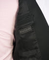 RALPH LAUREN BLACK LABEL - Notch Lapel Black Tuxedo Suit With Side Tabs - 40R