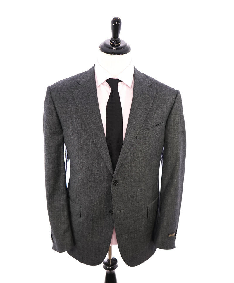 CORNELIANI - Gray "Salt n' Pepper" Super 110's Flannel 18,25 Microns Suit - 46R