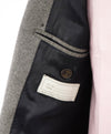 ELEVENTY - Gray Flannel Wool Double Breasted Semi-Lined Blazer - 40 (50 EU)