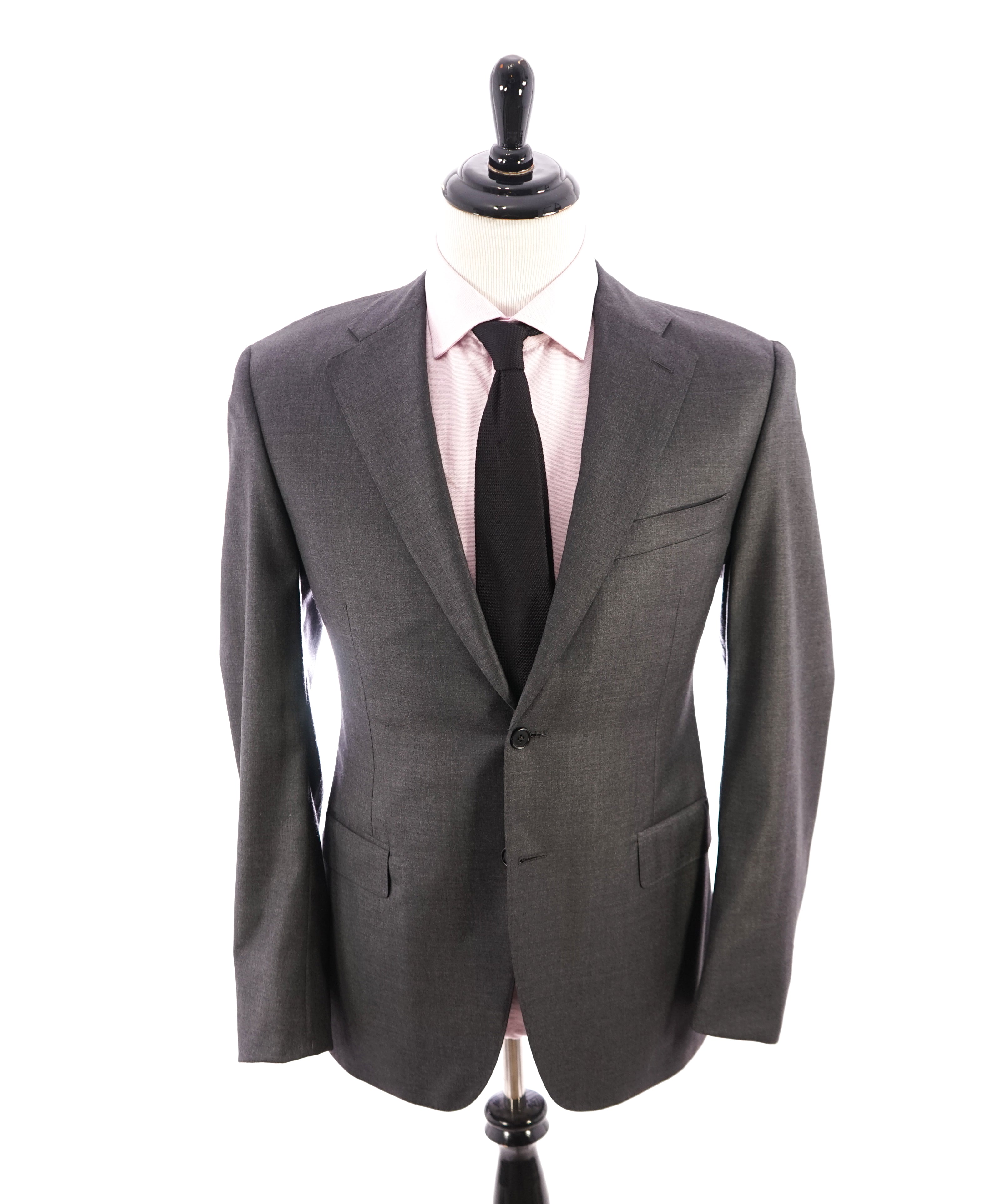 CANALI -  Gray Charcoal *CLOSET STAPLE* Notch Lapel Iconic Suit -  40R