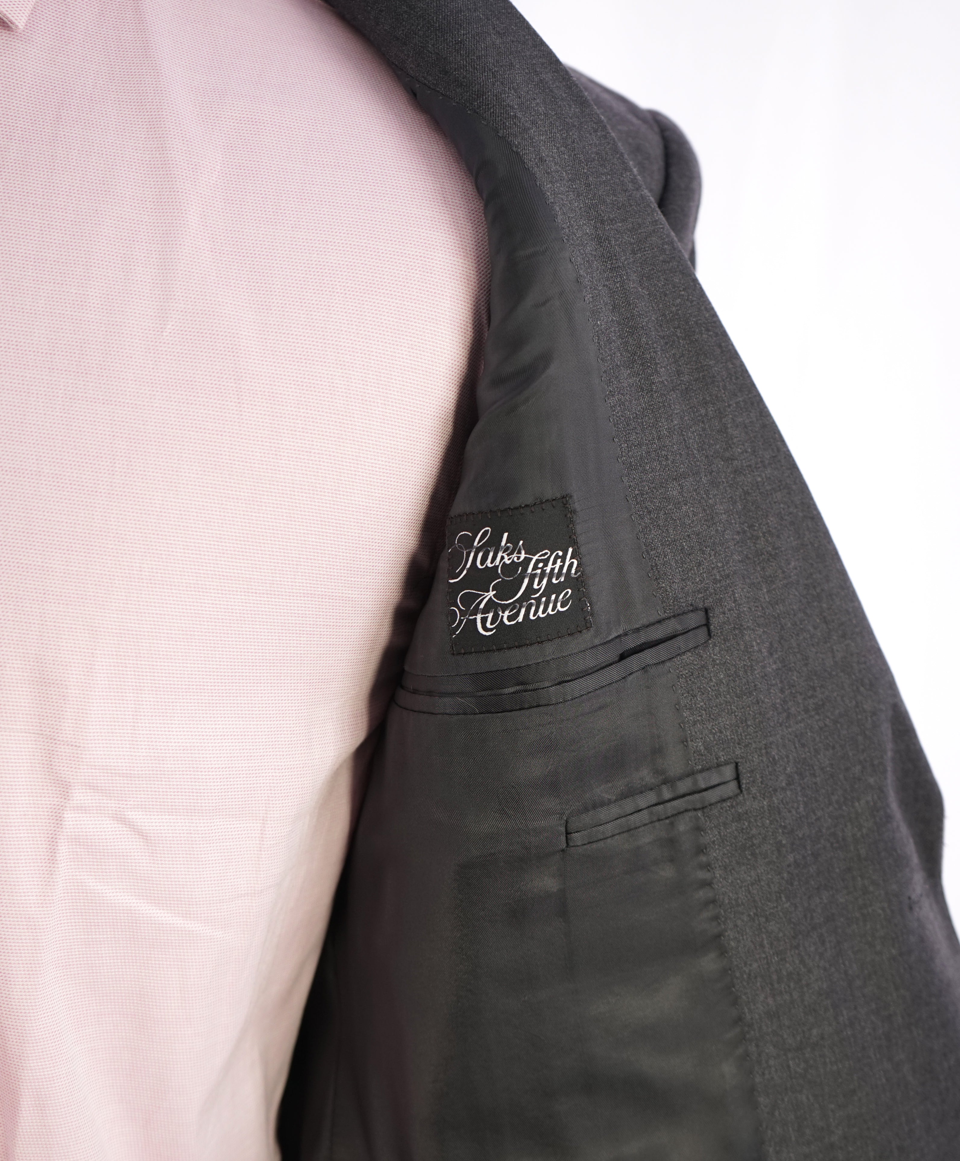 CANALI -  Gray Charcoal *CLOSET STAPLE* Notch Lapel Iconic Suit -  40R