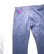 RALPH LAUREN PURPLE LABEL - Steel Blue Cotton 5-Pocket Pants - 36W 32L