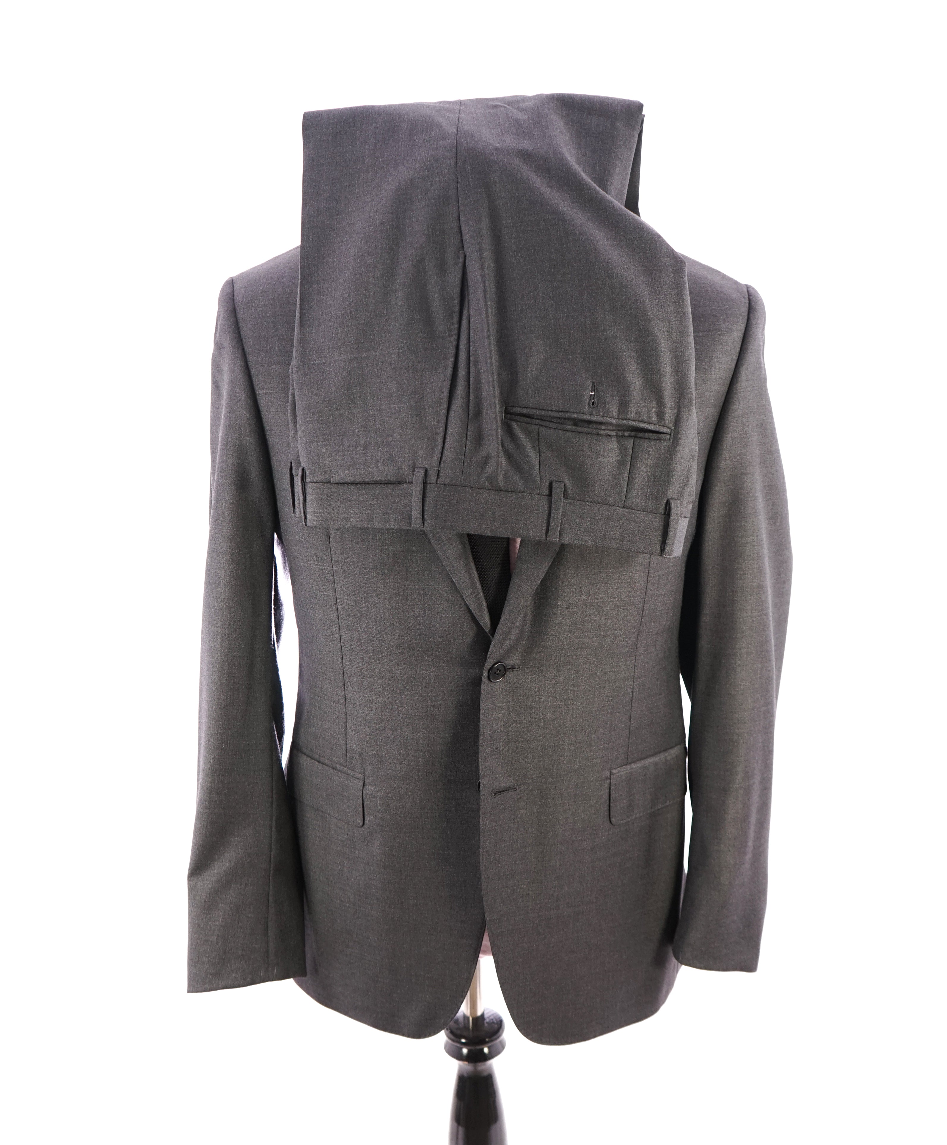 CANALI -  Gray Charcoal *CLOSET STAPLE* Notch Lapel Iconic Suit -  40R