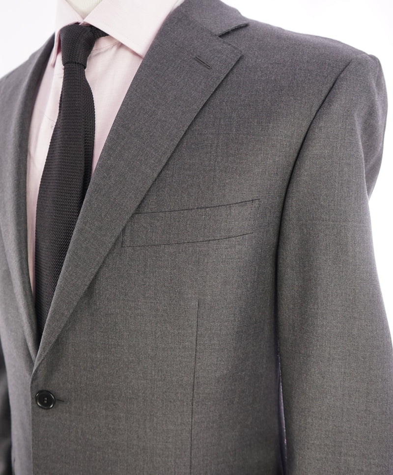CANALI - Gray Charcoal *CLOSET STAPLE* Notch Lapel Iconic Suit -  44R