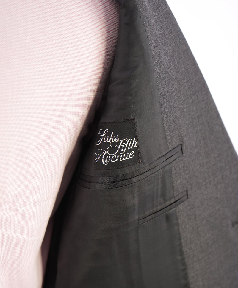 CANALI - Gray Charcoal *CLOSET STAPLE* Notch Lapel Iconic Suit -  42R
