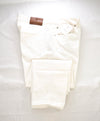 BRUNELLO CUCINELLI - Logo 5-Pocket White/Ivory Jeans Leather Tag - 36W