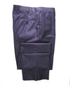ERMENEGILDO ZEGNA - "MILA" Burgundy/Blue FLANNEL Dress Pants - 32W (48EU)