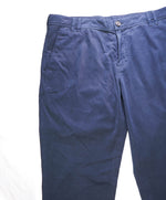 BRUNELLO CUCINELLI - Weathered/Distressed Navy Blue Chino Cotton Pants - 38W
