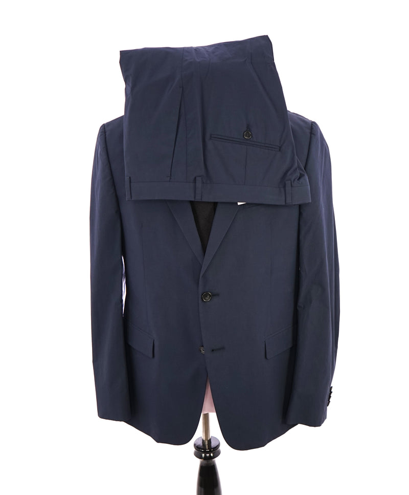 Z ZEGNA - Pastel Blue Light Cotton Drop 8 Suit - 44R