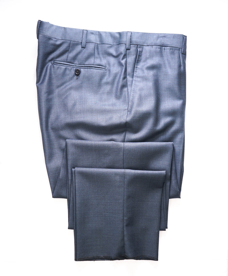 ERMENEGILDO ZEGNA - "322606 MILANO" Blue Check Dress Pants - 40W (58EU)