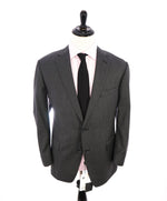 $1,298 SAKS FIFTH AVENUE - RED Contrast Details Gray Customized Suit - 48R