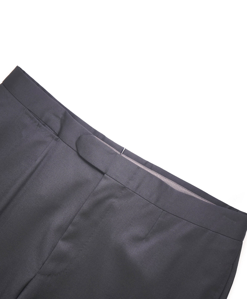 ERMENEGILDO ZEGNA - "219525" Black Side Stripe Tuxedo Pants - 34W (50EU)