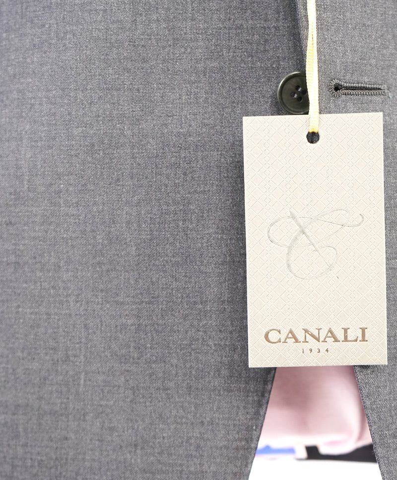 CANALI - Gray Charcoal *CLOSET STAPLE* Notch Lapel Iconic Suit -  46R