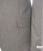 HICKEY FREEMAN - Gray Textured Check Plaid Notch Lapel Suit - 44R