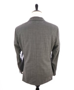HICKEY FREEMAN - Gray Textured Check Plaid Notch Lapel Suit - 42R