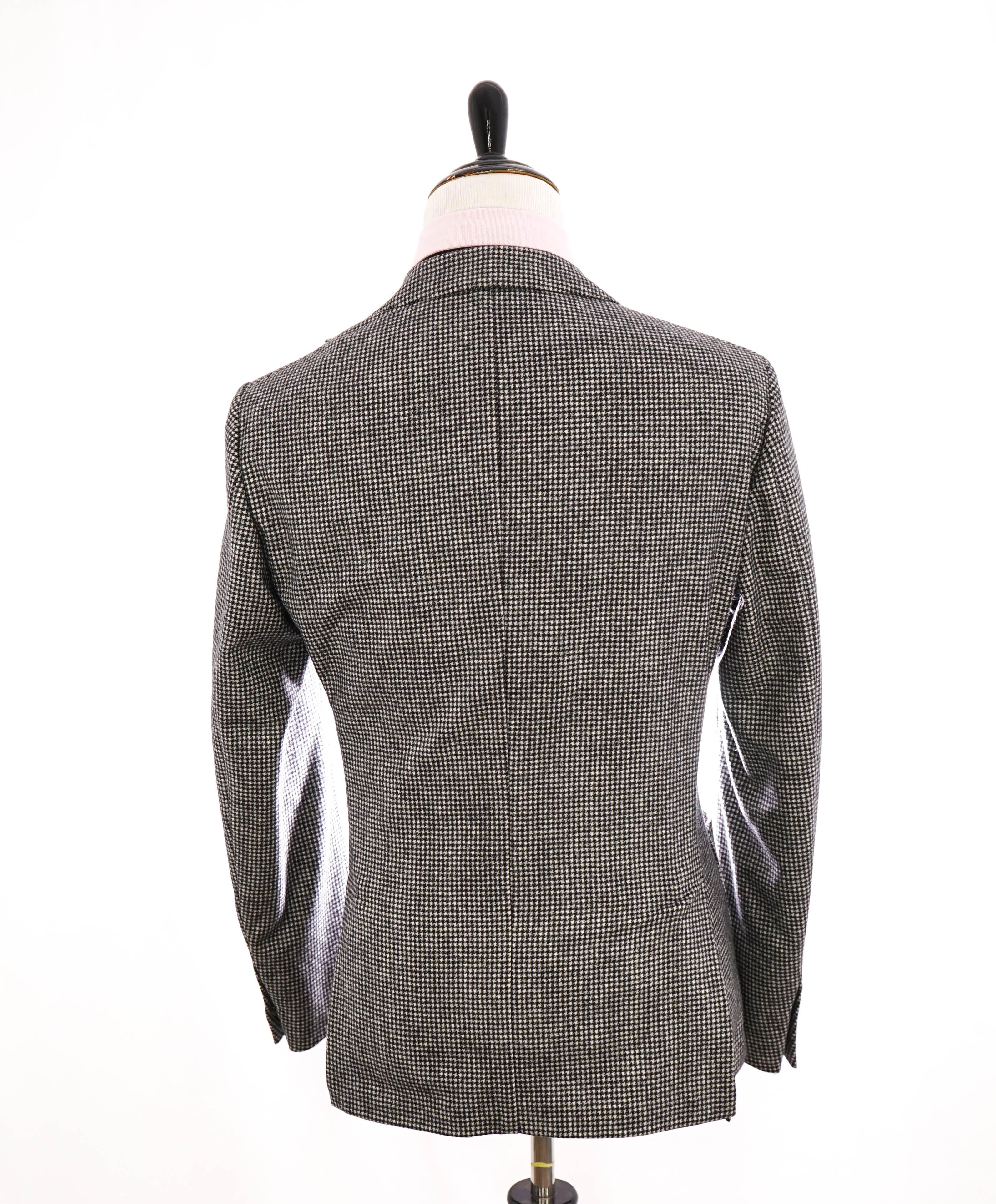 ELEVENTY - Black & Ivory HOUNDSTOOTH Semi-Lined Blazer - 40US (50 EU)