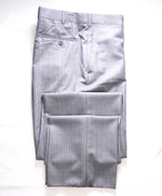 ERMENEGILDO ZEGNA - "TROFEO Silk Blend" Gray/Blue Dress Pants - 33W (50EU)