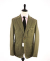ELEVENTY - Green Micro Herringbone Semi-Lined Soft Jacket Blazer - 46 (56 EU)