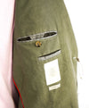 ELEVENTY - Green Micro Herringbone Semi-Lined Soft Jacket Blazer - 46 (56 EU)