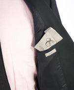 CANALI - Black "Wool & Mohair" Peak Lapel Tuxedo Suit -  40R