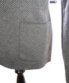 ELEVENTY - WOOL Herringbone Knit Sweater Style Blazer MOP Buttons - XL (42US)