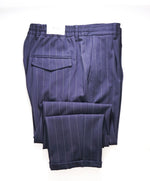 $545 ELEVENTY - JOGGER *Draw String* Blue Chalk Stripe Dress/Casual Pants- 36W