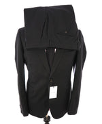PAUL SMITH - "SOHO FIT" 2-Button Wool & Mohair Black Suit - 44R