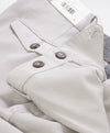 ELEVENTY - PURE LINEN Gray Jacquard Micro Dart Slim Dress Pants- 36W