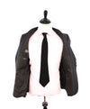 $1,895 ARMANI COLLEZIONI - Peak Lapel Charcoal Gray Suit "Slim Drop 8" - 42R